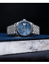 Rolex Datejust 31 Blue Floral Diamond Motif