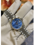 Rolex Datejust 31 Blue Floral Diamond Motif