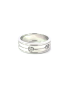 Gucci Interlocking G Band Ring 18kt White Gold