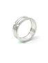 Gucci Interlocking G Band Ring 18kt White Gold