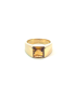 Cartier Tank Ring 18kt Yellow Gold Citrine gemstone