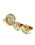 Bvlgari Mother Of Pearl Set of Spinning Ring & Cufflinks