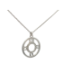 Tiffany & Co. Diamond Atlas Open Medallion Necklace