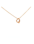 Tiffany & Co. Open Heart 18kt Rose Gold Necklace