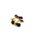 Dunhill 18kt Yellow Gold & Black Onyx Cufflinks