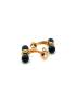 Dunhill 18kt Yellow Gold & Black Onyx Cufflinks