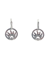 Chopard Happy Diamond Sun 18k White Gold Drop Earrings