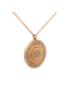 Damiani 18kt Rose Gold Diamond Rotating Necklaces