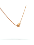 Damiani 18kt Rose Gold Diamond Rotating Necklaces
