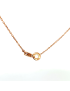 Damiani 18kt Rose Gold Diamond Rotating Necklaces