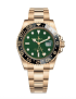 Rolex GMT-Master II Yellow Gold Green Dial