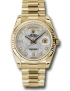 Rolex Yellow Gold Day-Date 36 Meteorite Diamond Dial
