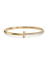Tiffany T : T1 Narrow Diamond Hinged Bangle