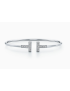 Tiffany & Co. T White Gold & Diamond Wire Bracelet