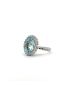 RABAT Oval Aquamarine Diamond Ring 18kt White Gold