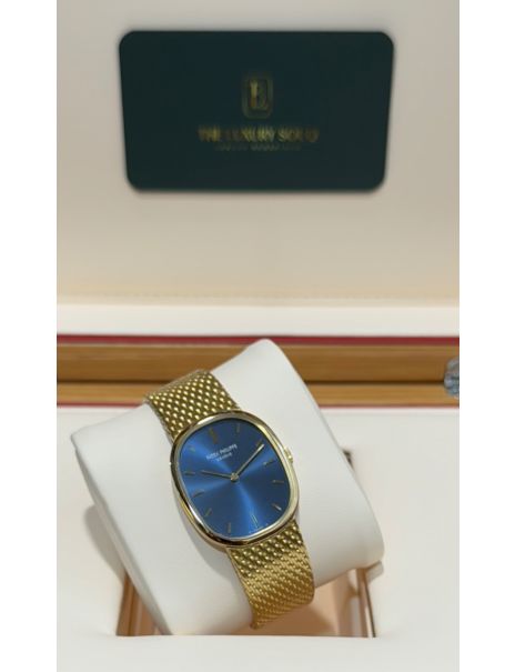 Patek Philippe Golden Ellipse Watch with matching Cufflinks