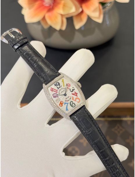 Franck Muller Cintrée Curvex Colour Dreams White Gold