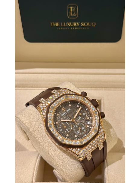 Audemars Piguet Royal Oak Offshore Rose Gold Diamond Pave