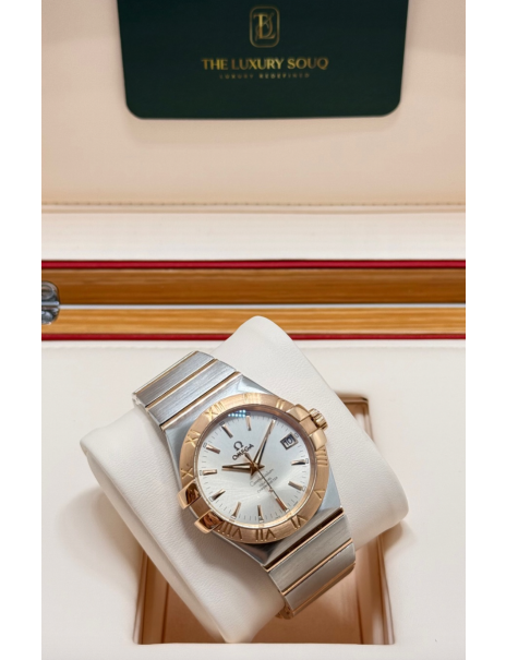 Omega Constellation Red Gold on Steel