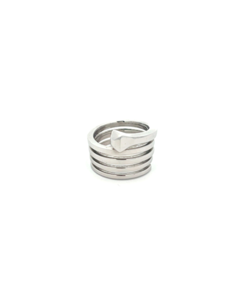 Gucci Chiodo Nail Ring 18kt White Gold