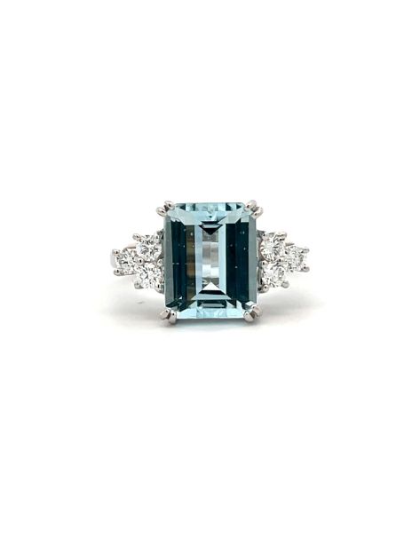 RABAT Aquamarine Ring Oasis 18kt White Gold