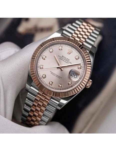 Rolex Datejust 41 Diamond Dial Sundust
