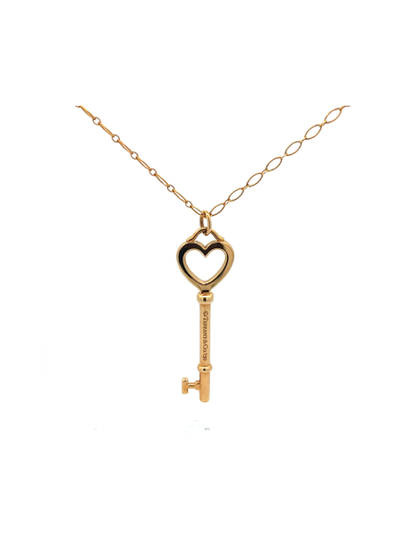 Tiffany & Co. Key To The Heart Necklace