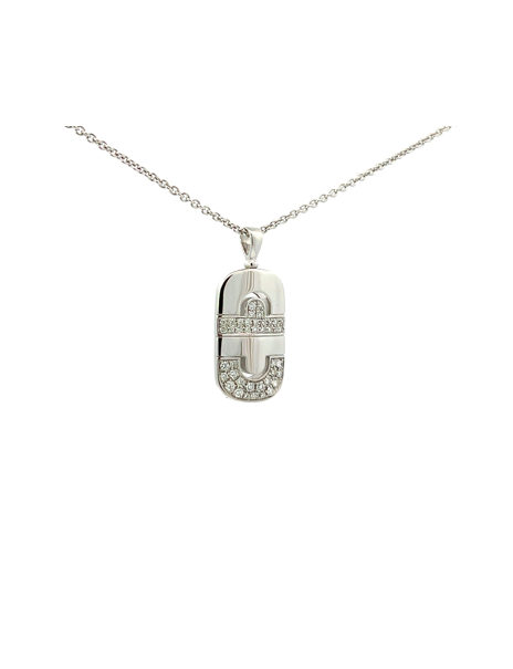 Bvlgari Parentesi Necklace 18kt White Gold & Diamonds