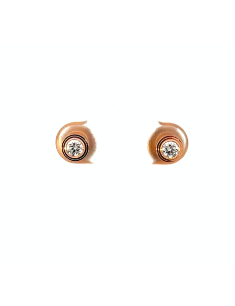 Cartier D'Amour Stud Earrings, 2 Diamonds, Medium Model