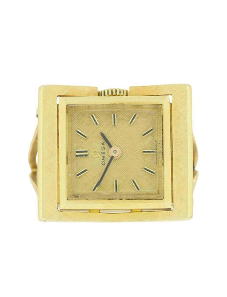 Omega Quartz Vintage Watch Ring