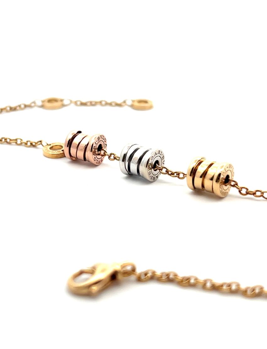Bvlgari B.Zero1 3-Elements 18kt Three Tone Gold Bracelet