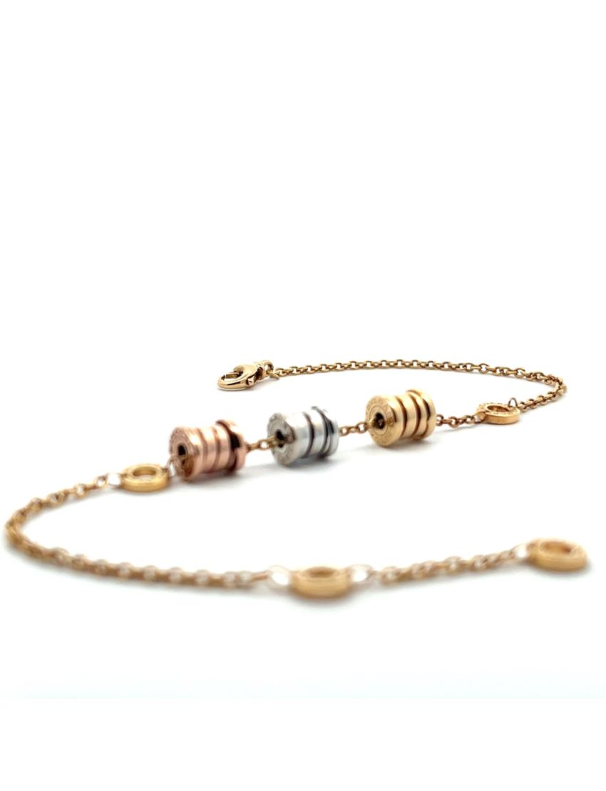 Bvlgari B.Zero1 3-Elements 18kt Three Tone Gold Bracelet