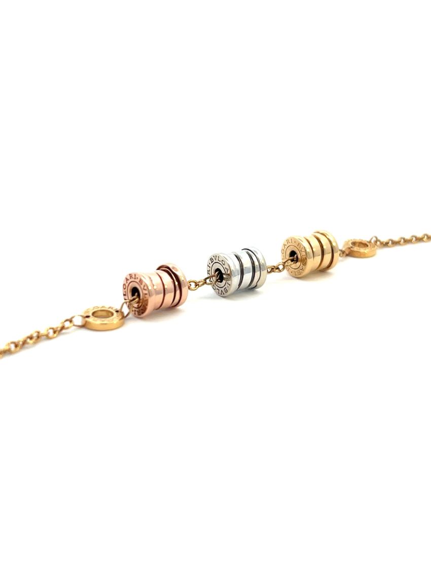 Bvlgari B.Zero1 3-Elements 18kt Three Tone Gold Bracelet