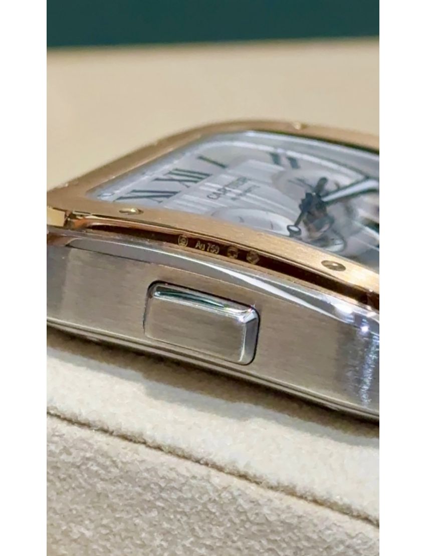 Santos de Cartier Chronograph Steel Gold