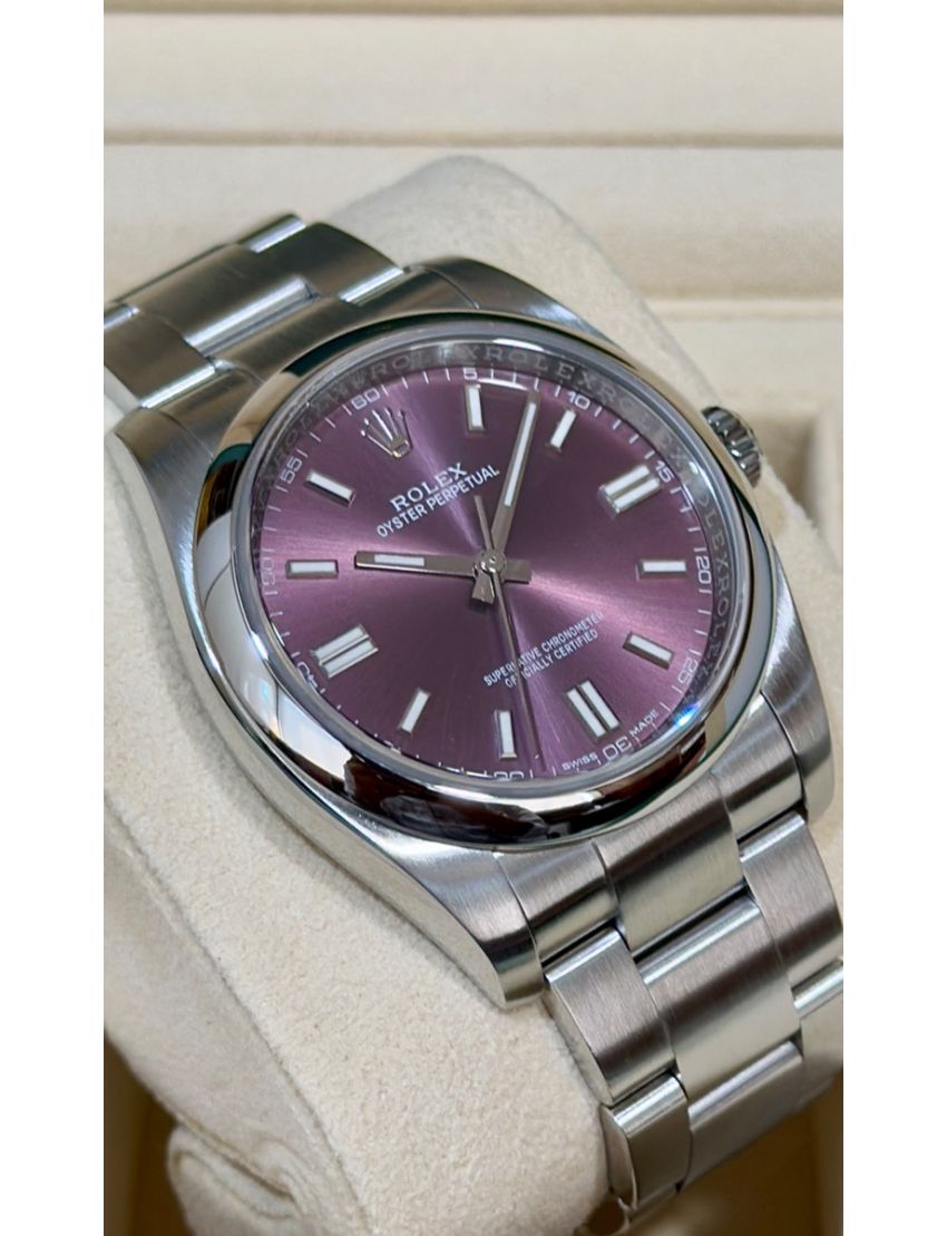 Rolex Oyster Perpetual Grape Violet Dial