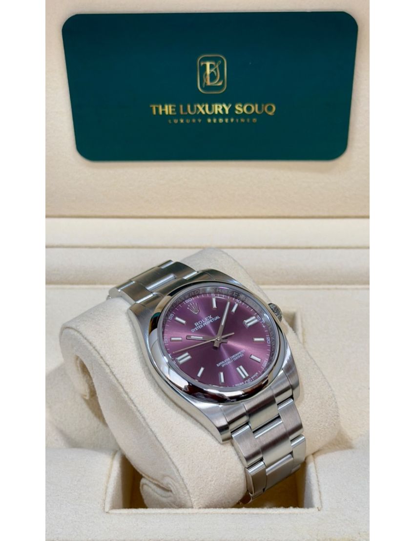 Rolex Oyster Perpetual Grape Violet Dial