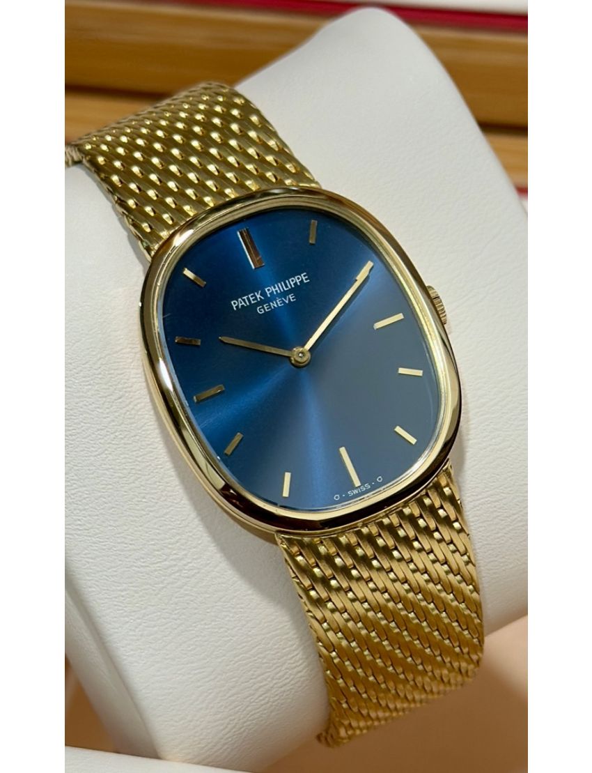 Patek Philippe Golden Ellipse Watch with matching Cufflinks