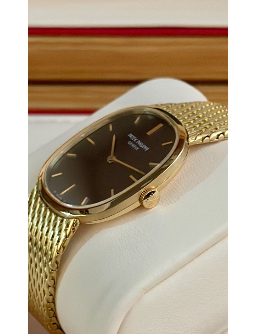 Patek Philippe Golden Ellipse Watch with matching Cufflinks