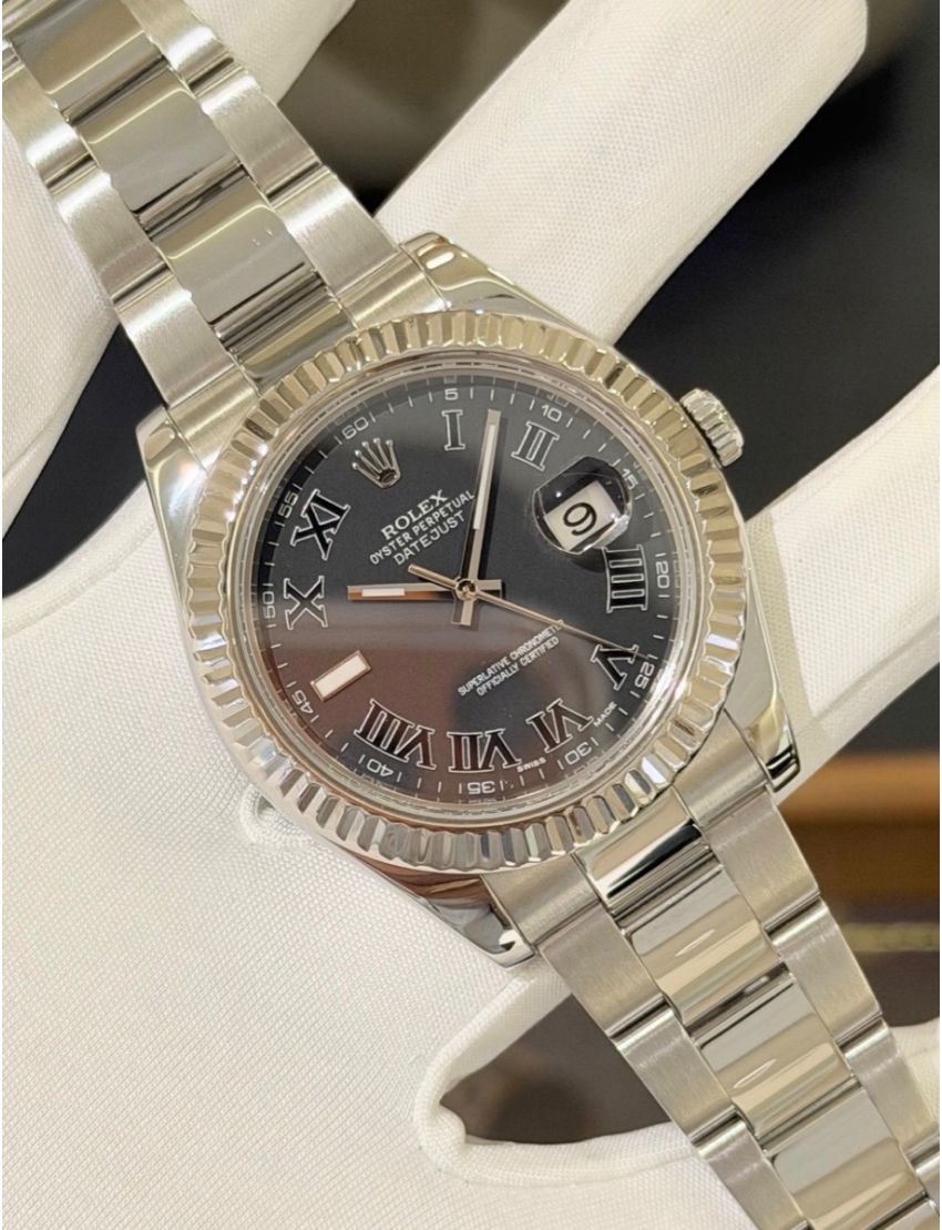 Rolex Datejust 41 Grey Roman Dial