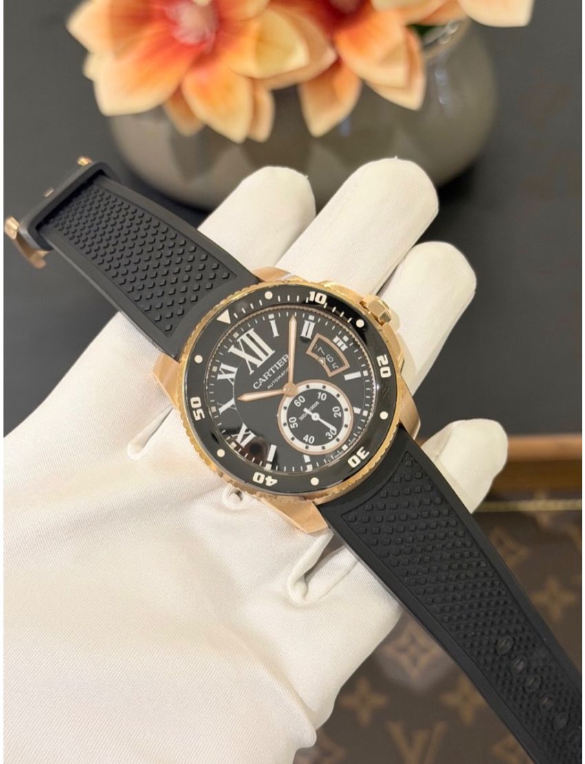 Calibre de Cartier Diver Rose Gold