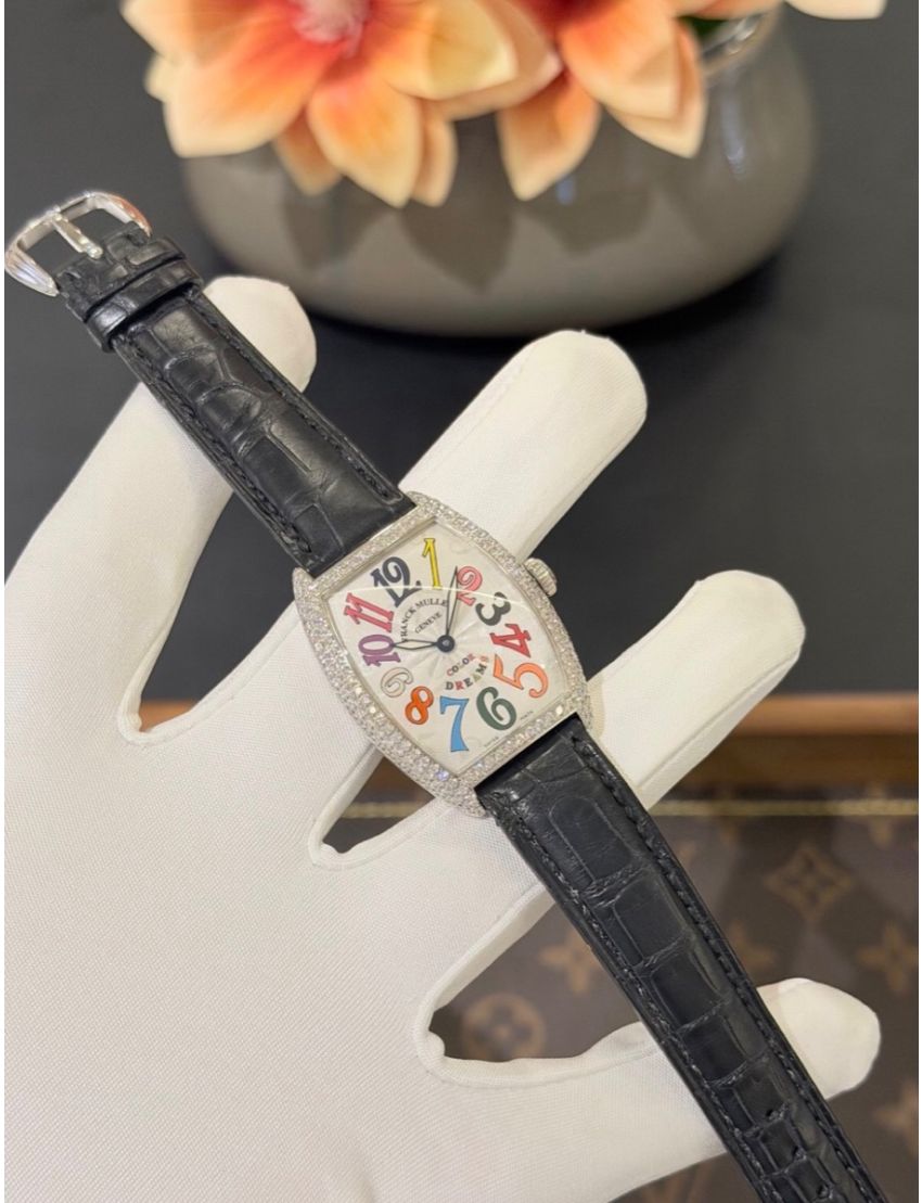 Franck Muller Cintrée Curvex Colour Dreams White Gold