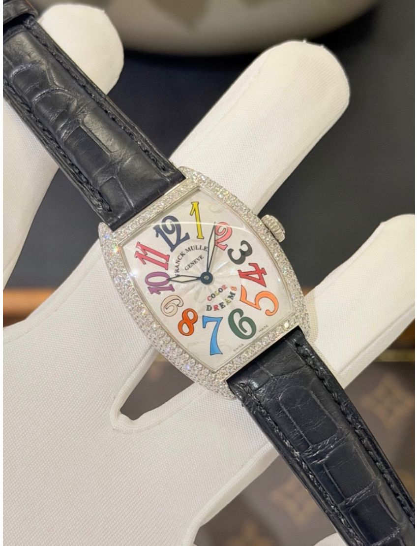 Franck Muller Cintrée Curvex Colour Dreams White Gold