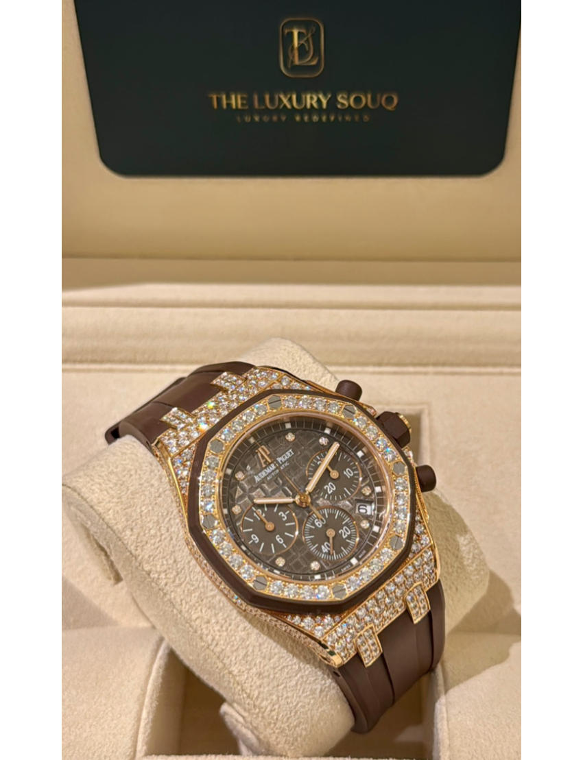 Audemars Piguet Royal Oak Offshore Rose Gold Diamond Pave