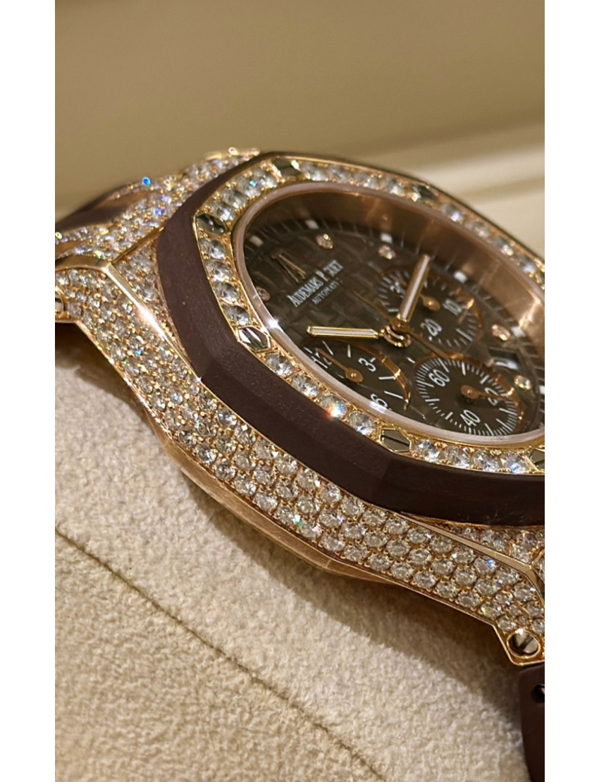 Audemars Piguet Royal Oak Offshore Rose Gold Diamond Pave