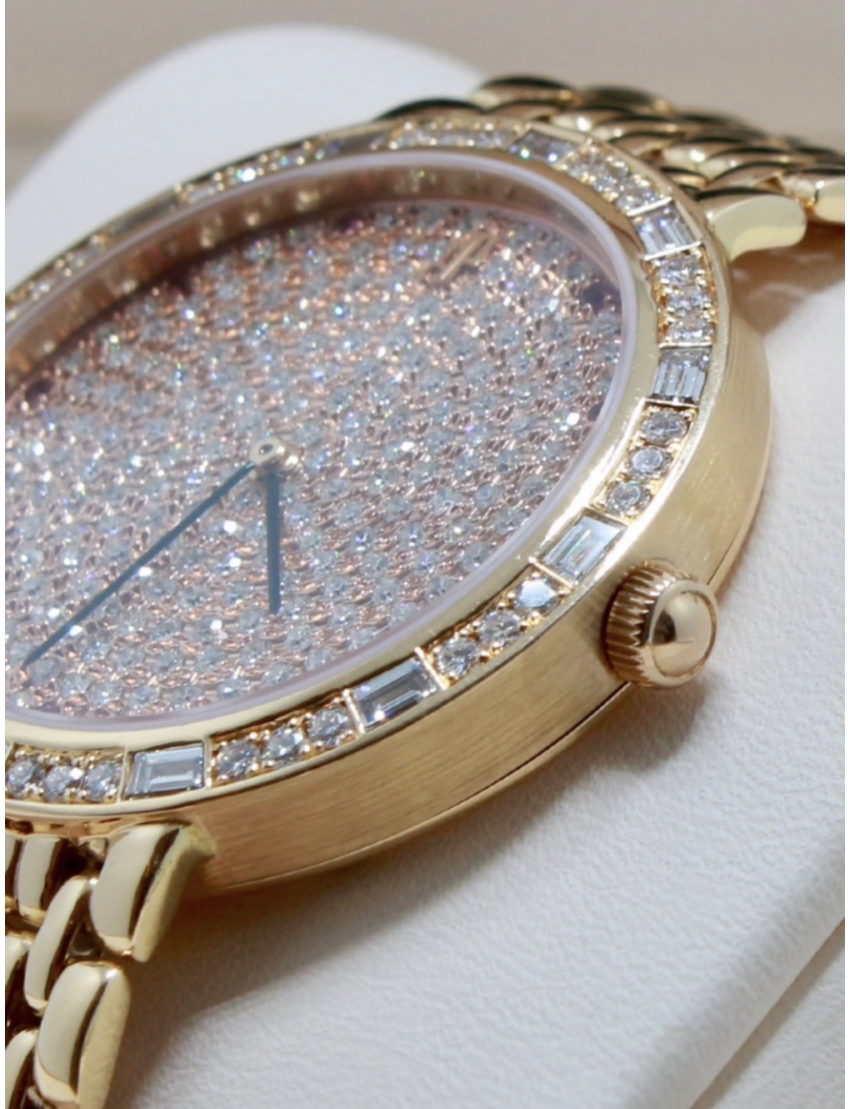 Audemars Piguet Ruby and Diamond Pave Watch
