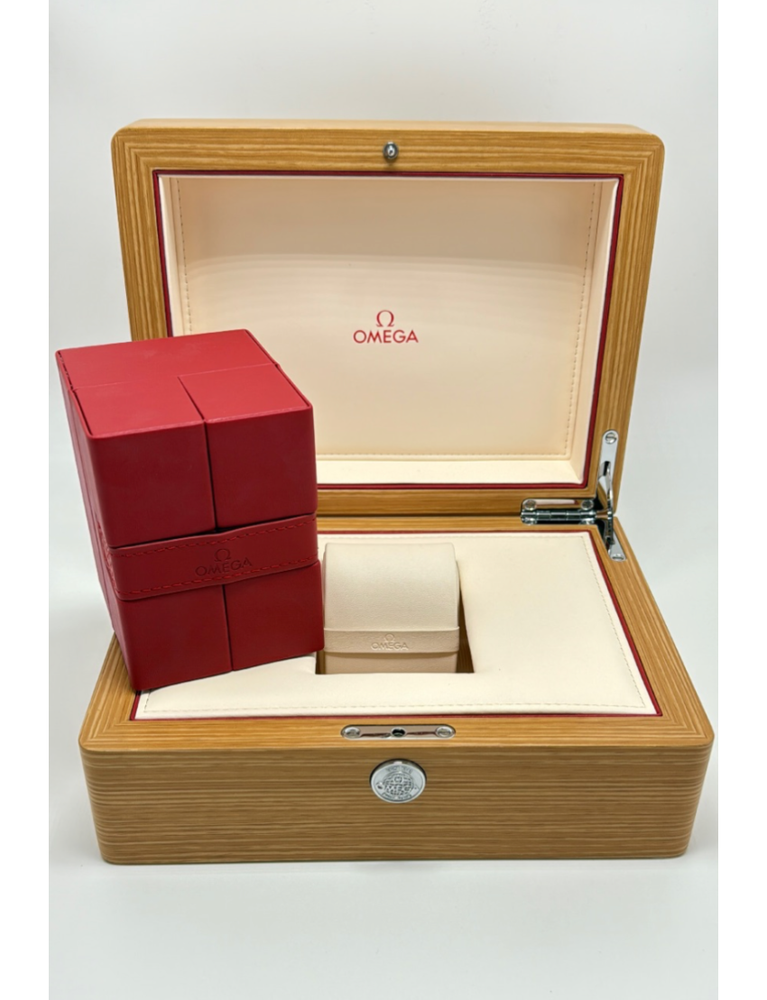 Omega Constellation Red Gold on Steel with Chocolate Dial