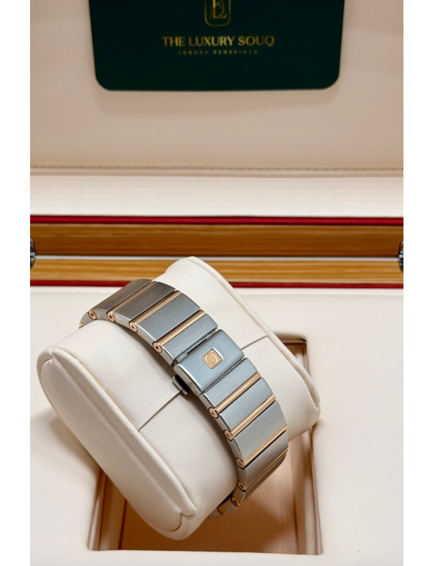 Omega Constellation Red Gold on Steel