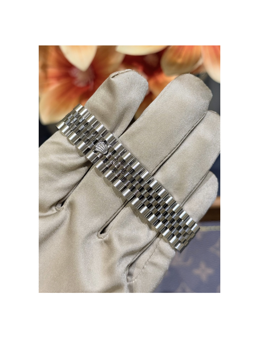 Rolex Datejust 31 Blue Floral Diamond Motif