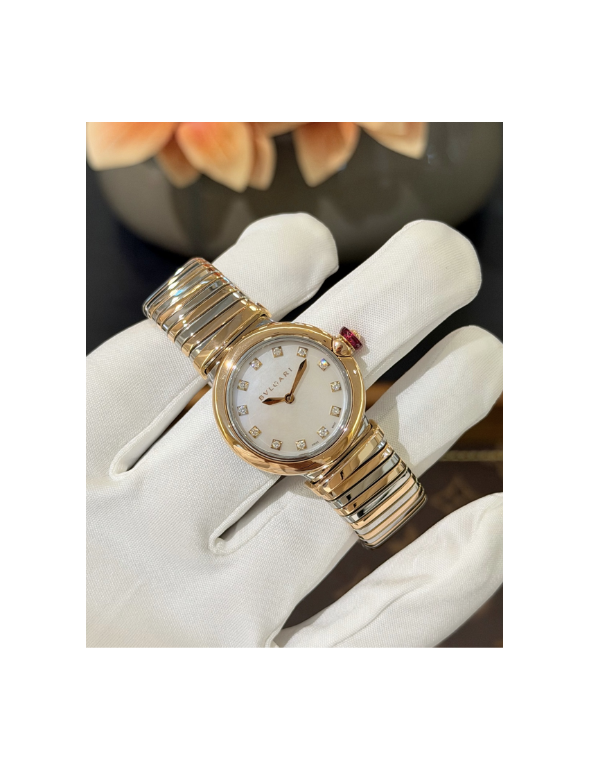 Bulgari Lucea Mother of Pearl Diamond Dial