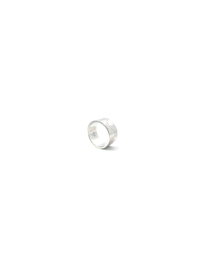 Gucci Icon Wide Ring in 18kt White Gold
